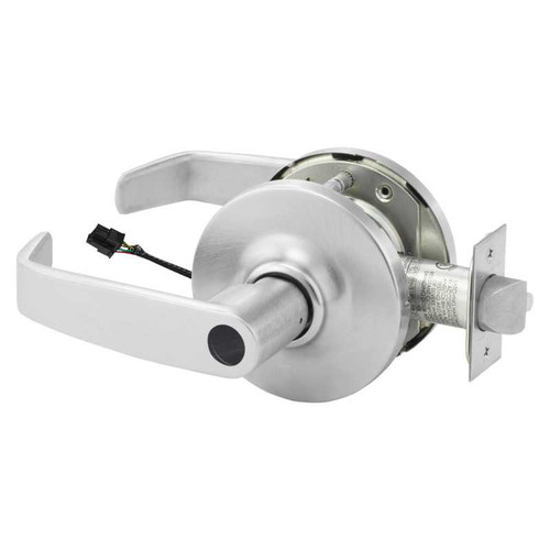 Sargent 28LC-10G71-12V GL 26D Electrified Cylindrical Lock Fail Secure 12V GL Design Less Cylinder Satin Chrome 28LC-10G71-12V GL 26D