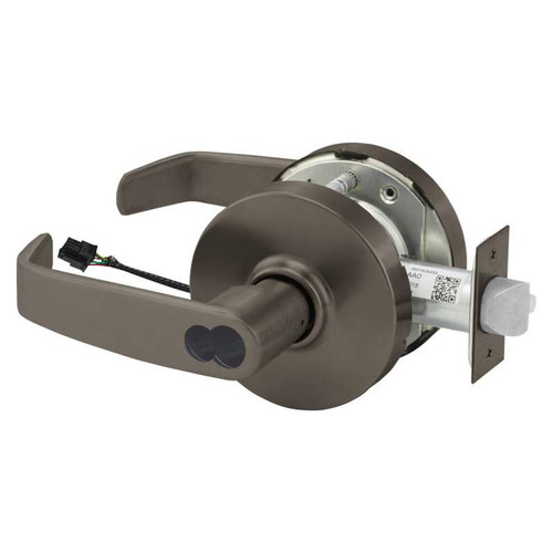 Sargent 2860-10G70-24V LL 10B Electrified Cylindrical Lock Fail Safe 24V LL Design LFIC Prep Less Core Oil Rubbed Bronze 2860-10G70-24V LL 10B