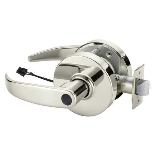Sargent RX28LC-10G70-12V LP 14 Electrified Cylindrical Lock Fail Safe 12V LP Design Less Cylinder RX Switch Bright Nickel RX28LC-10G70-12V LP 14