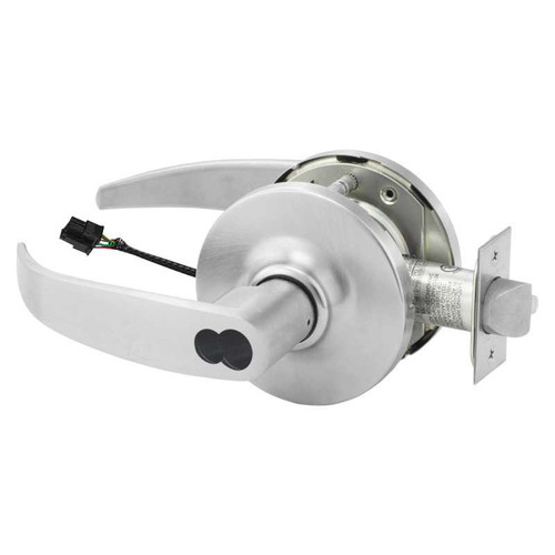 Sargent 2860-10G70-24V GP 26D Electrified Cylindrical Lock Fail Safe 24V GP Design LFIC Prep Less Core Satin Chrome 2860-10G70-24V GP 26D