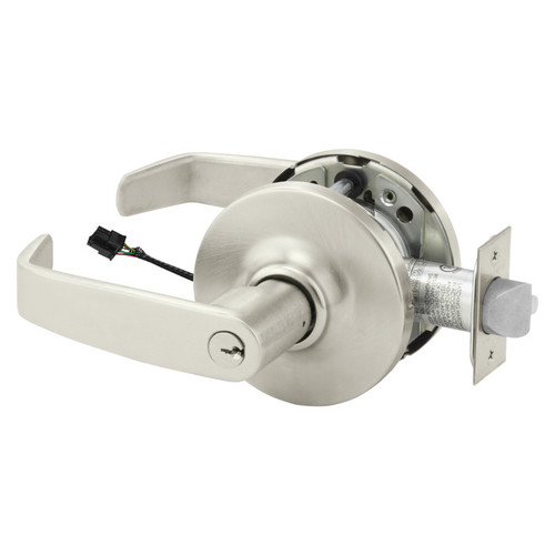 Sargent 28-10G70-24V GL 15 Electrified Cylindrical Lock Fail Safe 24V GL Design Satin Nickel