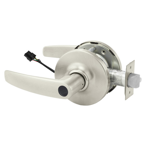 Sargent 28LC-10G70-24V GB 15 Electrified Cylindrical Lock Fail Safe 24V GB Design Less Cylinder Satin Nickel
