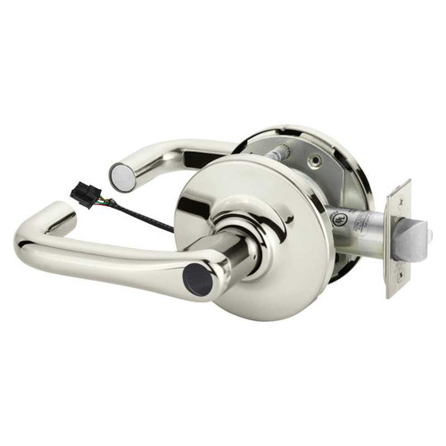 Sargent 28LC-10G70-24V GJ 14 Electrified Cylindrical Lock Fail Safe 24V GJ Design Less Cylinder Bright Nickel 28LC-10G70-24V GJ 14