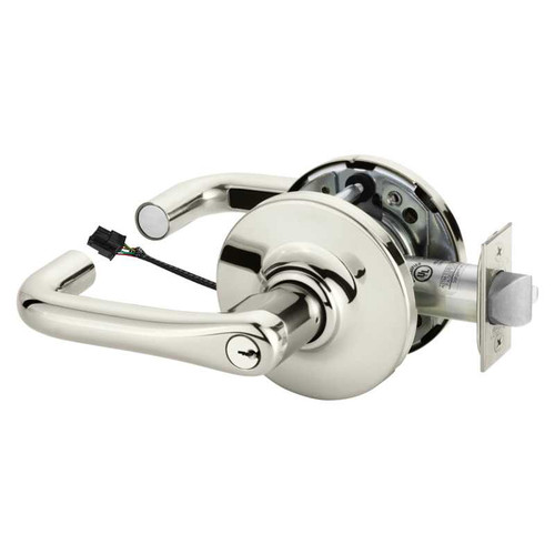 Sargent 28-10G70-12V GJ 14 Electrified Cylindrical Lock Fail Safe 12V GJ Design Bright Nickel 28-10G70-12V GJ 14