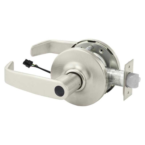 Sargent 28LC-10G70-12V GL 15 Electrified Cylindrical Lock Fail Safe 12V GL Design Less Cylinder Satin Nickel 28LC-10G70-12V GL 15