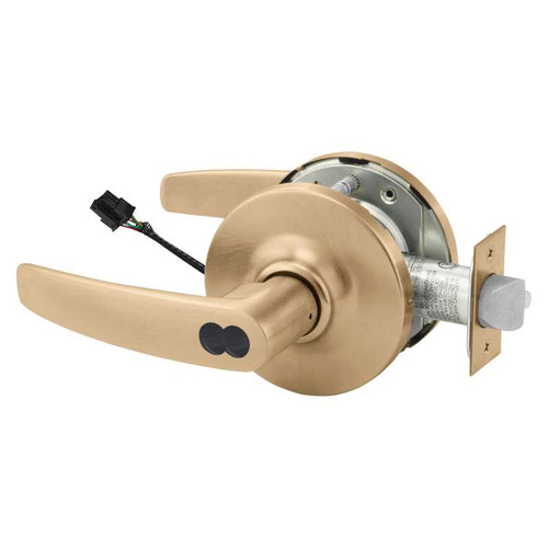 Sargent 2870-10G71-24V GB 10 Electrified Cylindrical Lock Fail Secure 24V GB Design SFIC Prep Less Core Satin Bronze 2870-10G71-24V GB 10