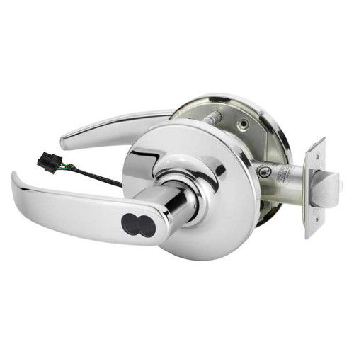 Sargent 2870-10G70-12V GP 26 Electrified Cylindrical Lock Fail Safe 12V GP Design SFIC Prep Less Core Bright Chrome 2870-10G70-12V GP 26