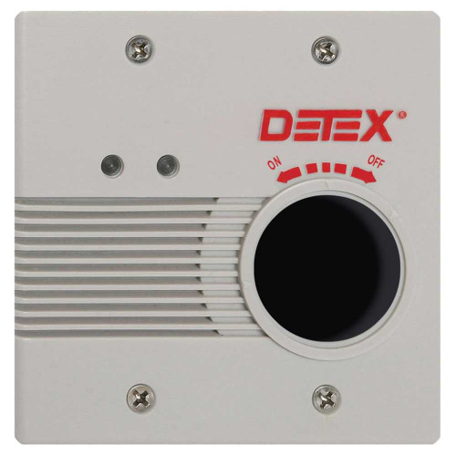 Detex EAX-2500F GRAY EAX-2500 Series - Wall Mount Flush Mount AC/DC Powered Alarm EA-561 Warning Sign and Black Box Included Gray EAX-2500F GRAY