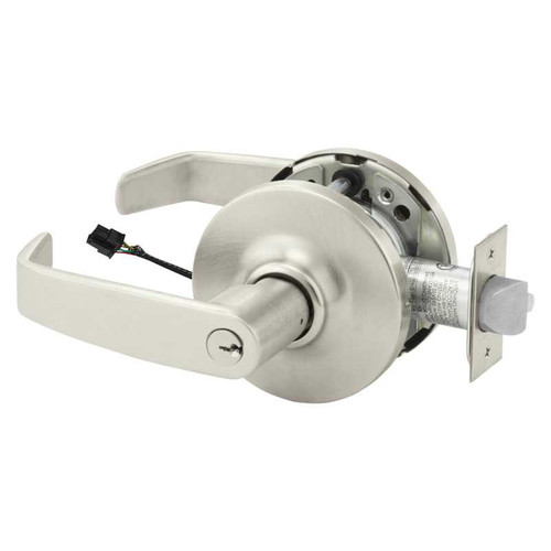 Sargent RX28-10G71-12V GL 15 Electrified Cylindrical Lock Fail Secure 12V GL Design RX Switch Satin Nickel RX28-10G71-12V GL 15