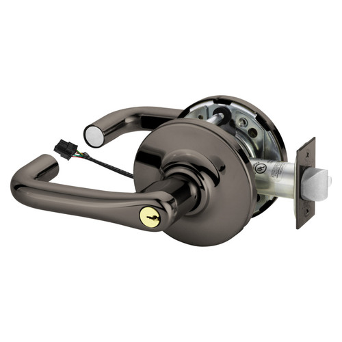 Sargent RX28-10G71-12V GJ 10BL Electrified Cylindrical Lock Fail Secure 12V GJ Design RX Switch Dark Oxidized Satin Bronze