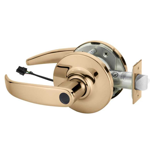 Sargent RX28LC-10G70-24V GP 9 Electrified Cylindrical Lock Fail Safe 24V GP Design Less Cylinder RX Switch Bright Bronze RX28LC-10G70-24V GP 9