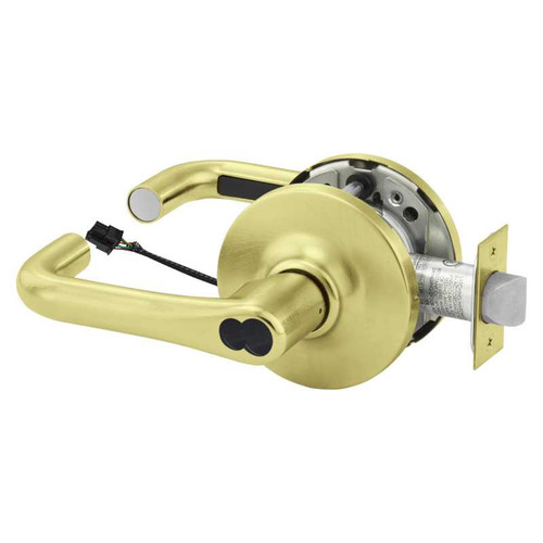 Sargent RX2860-10G70-12V GJ 4 Electrified Cylindrical Lock Fail Safe 12V GJ Design LFIC Prep Less Core RX Switch Satin Brass RX2860-10G70-12V GJ 4