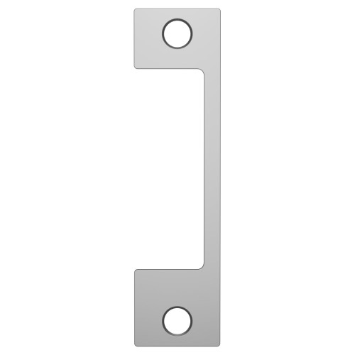 HES NM 630 Faceplate Only 1006 Series 4-7/8 x 1-1/4 Use with Mortise Locks with 1 Deadbolt Satin Stainless Steel