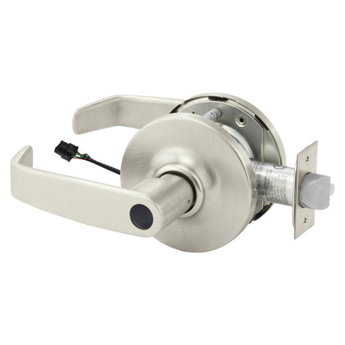 Sargent 28LC-10G71-12V GL 15 Electrified Cylindrical Lock Fail Secure 12V GL Design Less Cylinder Satin Nickel
