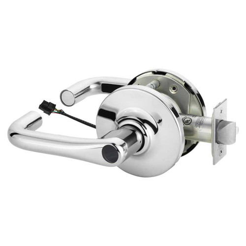 Sargent 28LC-10G70-12V GJ 26 Electrified Cylindrical Lock Fail Safe 12V GJ Design Less Cylinder Bright Chrome 28LC-10G70-12V GJ 26