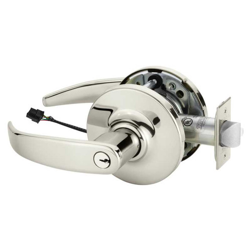 Sargent 28-10G71-12V GP 14 Electrified Cylindrical Lock Fail Secure 12V GP Design Bright Nickel 28-10G71-12V GP 14