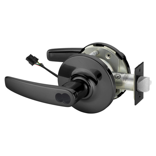 Sargent 2860-10G70-24V GB 20D Electrified Cylindrical Lock Fail Safe 24V GB Design LFIC Prep Less Core Statuary Bronze Dark Powder Coat
