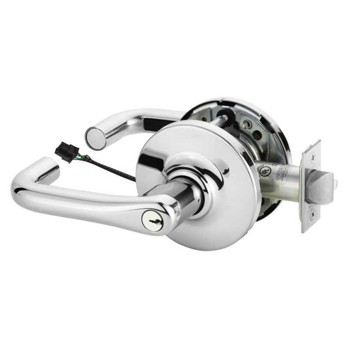 Sargent 28-10G71-24V GJ 26 Electrified Cylindrical Lock Fail Secure 24V GJ Design Bright Chrome 28-10G71-24V GJ 26