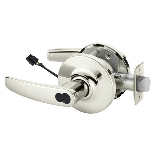 Sargent RX2860-10G70-12V GB 14 Electrified Cylindrical Lock Fail Safe 12V GB Design LFIC Prep Less Core RX Switch Bright Nickel RX2860-10G70-12V GB 14