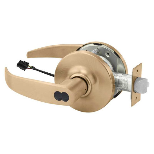 Sargent 2870-10G71-12V GP 10 Electrified Cylindrical Lock Fail Secure 12V GP Design SFIC Prep Less Core Satin Bronze 2870-10G71-12V GP 10