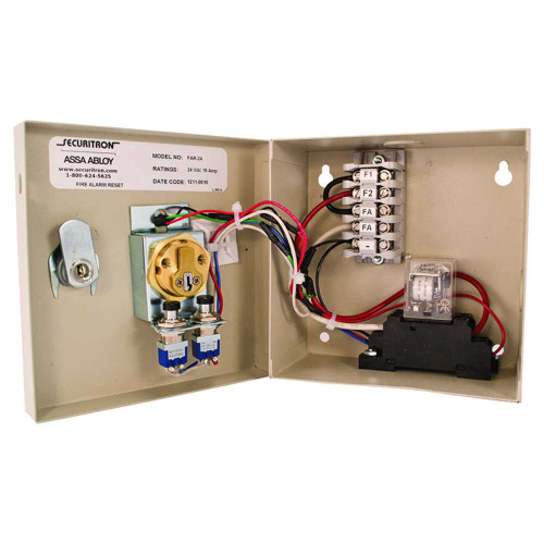 Securitron FAR-24 Power Supply Reset 24VDC Manual Power Supply Reset FAR-24