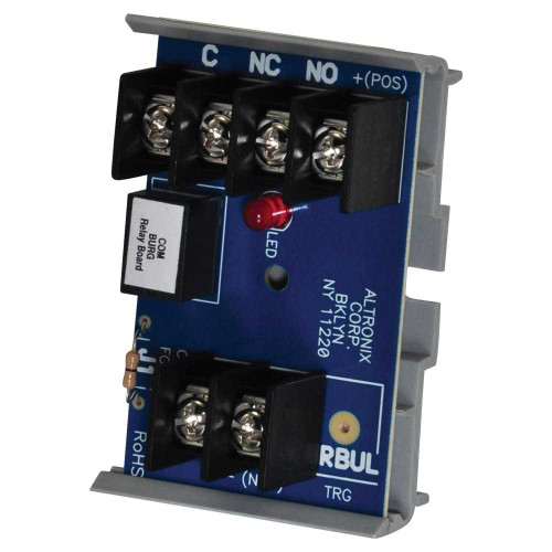 Altronix RBUL UL Listed Sensitive Relay Module 12/24VDC Operation at 30mA Draw 1A/28VDC SPDT Contact RBUL
