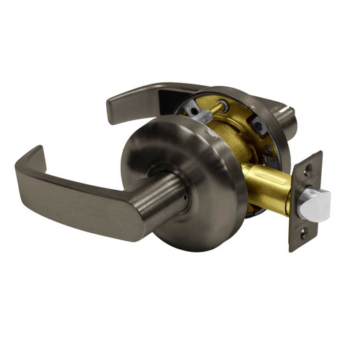 Sargent 28-65U15 KL 10B Grade 2 Passage Cylindrical Lock L Lever Non-Keyed Oil-Rubbed Bronze Finish Non-handed 28-65U15 KL 10B