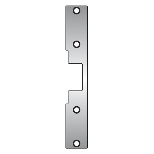 HES J-2 630 Faceplate Only 1006 Series 9 x 1-3/8 Use with Cylindrical Locks up to 3/4 Throw Satin Stainless Steel