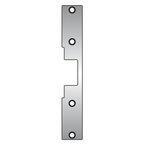 HES J-2 630 Faceplate Only 1006 Series 9 x 1-3/8 Use with Cylindrical Locks up to 3/4 Throw Satin Stainless Steel J-2 630