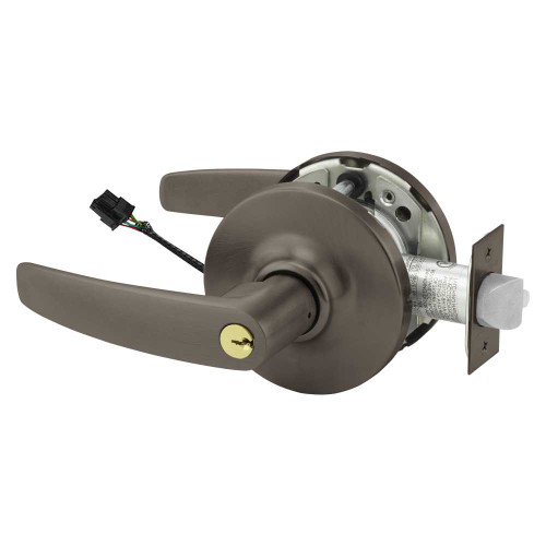 Sargent 25SC-10XG70 GB 10B Grade 1 Electrified Cylindrical Lock Fail Safe B Lever G Rose 6-Pin Cylinder Schlage C Keyway Deadlatch 5 Backset Oil-Rubbed Bronze Finish Non-Handed 25SC-10XG70 GB 10B