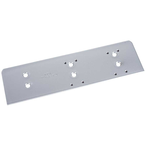 LCN 4040XP-18TJ 689 Drop Plate Centers Top Jamb Mounted Closer Vertically on Head Frame Where Face is Less than 3-1/2 Aluminum Finish 4040XP-18TJ 689