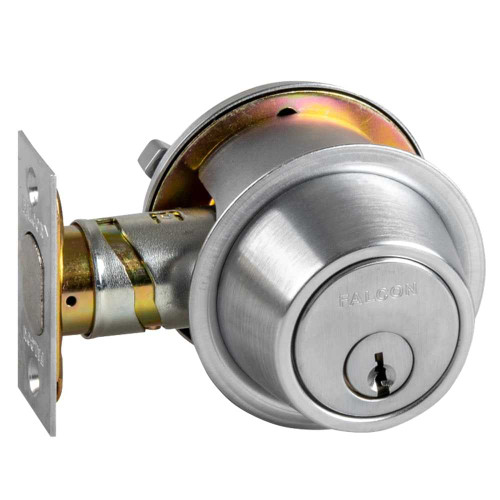 Falcon D111P 626 Classroom Deadbolt Satin Chrome D111P 626