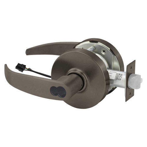 Sargent SF-10XG70 LP 10B Grade 1 Electrified Cylindrical Lock Fail Safe P Lever L Rose Schlage FSIC Prep Less Core Deadlatch Oil-Rubbed Bronze Finish Non-Handed SF-10XG70 LP 10B