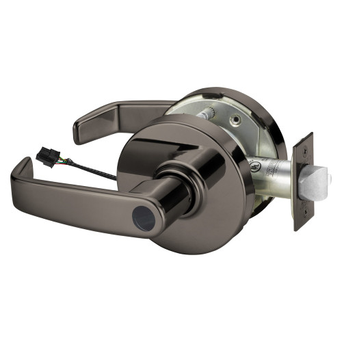 Sargent 25LC-10XG70 LL 10BL Grade 1 Electrified Cylindrical Lock Fail Safe L Lever L Rose Less Cylinder Deadlatch 5 Backset Oxidized Satin Bronze Relieved Clear Coated Finish Finish Non-Handed