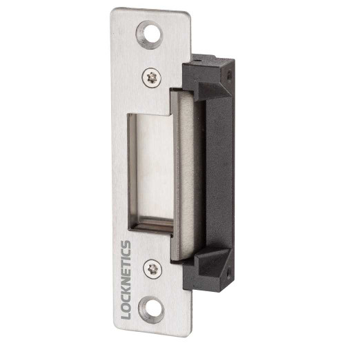 Locknetics CS450-32D CS Series Electric Strike 4-7/8 Faceplate 9/16 Keeper 12/24DC Fail Safe/Fail Secure Satin Stainless Steel CS450-32D