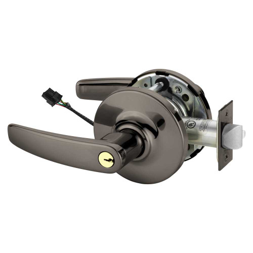 Sargent 23RX-10XG71 GB 10BL Grade 1 Electrified Cylindrical Lock Fail Secure B Lever G Rose 6-Pin Cylinder Deadlatch Request to Exit 3-3/4 Backset Oxidized Satin Bronze Relieved Clear Coated Finish Finish Non-Handed 23RX-10XG71 GB 10BL