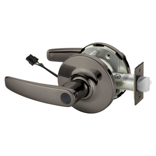 Sargent 23LCRX-10XG71 GB 10BL Grade 1 Electrified Cylindrical Lock Fail Secure B Lever G Rose Less Cylinder Deadlatch Request to Exit 3-3/4 Backset Oxidized Satin Bronze Relieved Clear Coated Finish Finish Non-Handed 23LCRX-10XG71 GB 10BL
