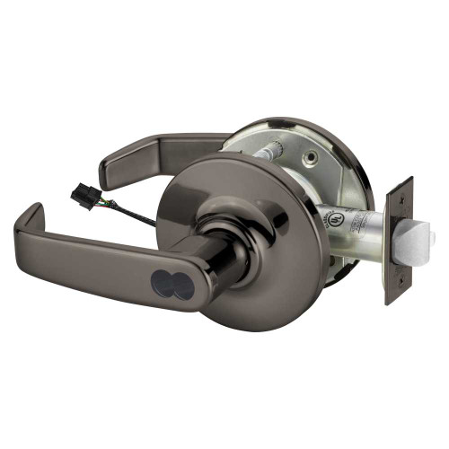 Sargent 2570RX-10XG71 GL 10BL Grade 1 Electrified Cylindrical Lock Fail Secure L Lever G Rose SFIC Prep Disposable Core Deadlatch 5 Backset Request to Exit Oxidized Satin Bronze Relieved Clear Coated Finish Finish Non-Handed 2570RX-10XG71 GL 10BL