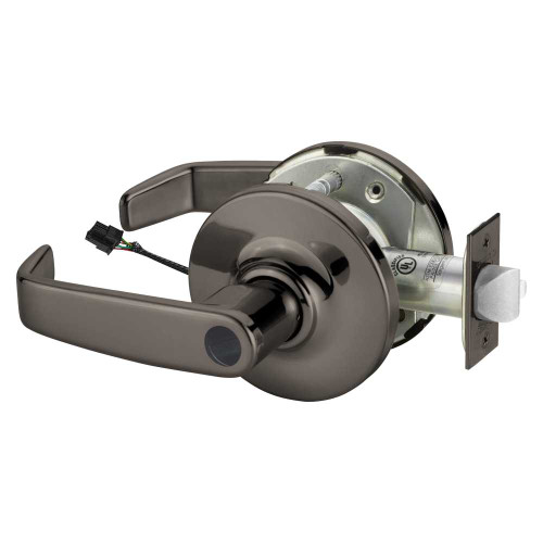Sargent 23LCRX-10XG71 GL 10BL Grade 1 Electrified Cylindrical Lock Fail Secure L Lever G Rose Less Cylinder Deadlatch Request to Exit 3-3/4 Backset Oxidized Satin Bronze Relieved Clear Coated Finish Finish Non-Handed 23LCRX-10XG71 GL 10BL