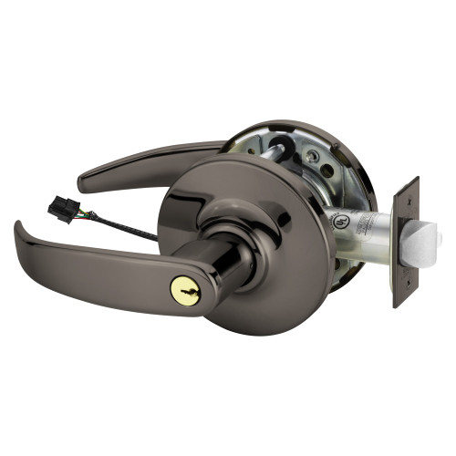 Sargent 25RXSC-10XG70 GP 10BL Grade 1 Electrified Cylindrical Lock Fail Safe P Lever G Rose 6-Pin Cylinder Schlage C Keyway Deadlatch 5 Backset Request to Exit Oxidized Satin Bronze Relieved Clear Coated Finish Finish Non-Handed