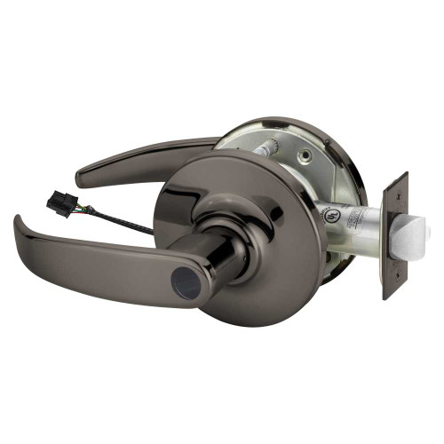 Sargent 25LCRX-10XG71 GP 10BL Grade 1 Electrified Cylindrical Lock Fail Secure P Lever G Rose Less Cylinder Deadlatch 5 Backset Request to Exit Oxidized Satin Bronze Relieved Clear Coated Finish Finish Non-Handed 25LCRX-10XG71 GP 10BL