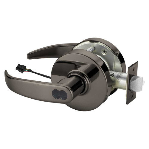 Sargent 2570RX-10XG71 LP 10BL Grade 1 Electrified Cylindrical Lock Fail Secure P Lever L Rose SFIC Prep Disposable Core Deadlatch 5 Backset Request to Exit Oxidized Satin Bronze Relieved Clear Coated Finish Finish Non-Handed 2570RX-10XG71 LP 10BL