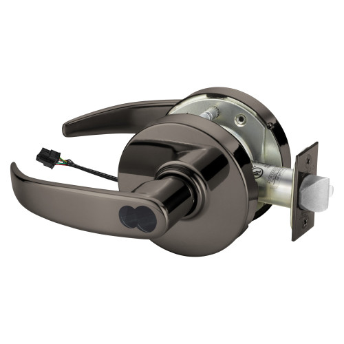 Sargent RXSF-10XG70 LP 10BL Grade 1 Electrified Cylindrical Lock Fail Safe P Lever L Rose Schlage FSIC Prep Less Core Deadlatch Request to Exit Oxidized Satin Bronze Relieved Clear Coated Finish Finish Non-Handed