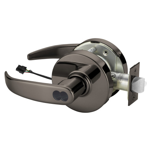 Sargent 70RX-10XG70 LP 10BL Grade 1 Electrified Cylindrical Lock Fail Safe P Lever L Rose SFIC Prep Disposable Core Deadlatch Request to Exit Oxidized Satin Bronze Relieved Clear Coated Finish Finish Non-Handed