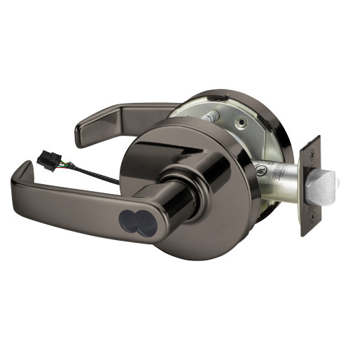 Sargent 60RX-10XG71 LL 10BL Grade 1 Electrified Cylindrical Lock Fail Secure L Lever L Rose LFIC Prep Disposable Core Deadlatch Request to Exit Oxidized Satin Bronze Relieved Clear Coated Finish Finish Non-Handed