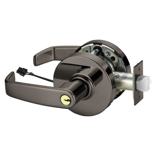 Sargent 25-10XG70 LL 10BL Grade 1 Electrified Cylindrical Lock Fail Safe L Lever L Rose 6-Pin Cylinder Deadlatch 5 Backset Oxidized Satin Bronze Relieved Clear Coated Finish Finish Non-Handed 25-10XG70 LL 10BL
