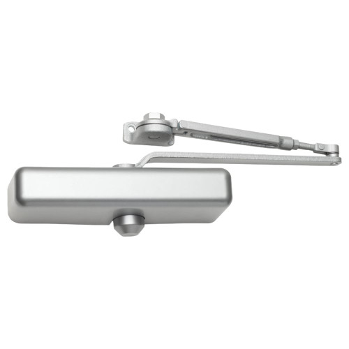 Falcon SC61A HWPA AL Slim SC60 Series Light-Medium Duty Closer SLIM Cover Hold Open with PA Bracket SLIM Cover Aluminum Painted SC61A HWPA AL Slim