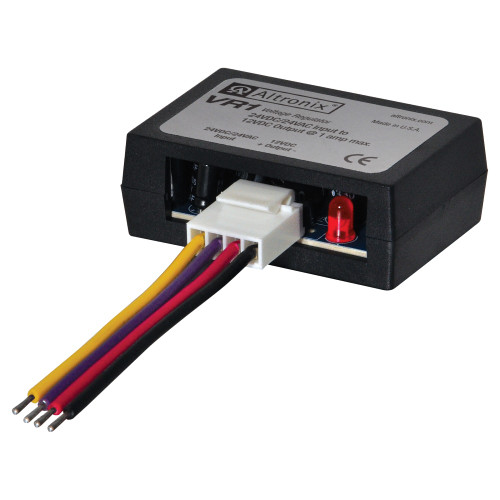 Altronix VR1 Voltage Regulator 24VAC/DC Input 12VDC at 1A Continuous Supply Current With Modular Connector/Cable Assembly