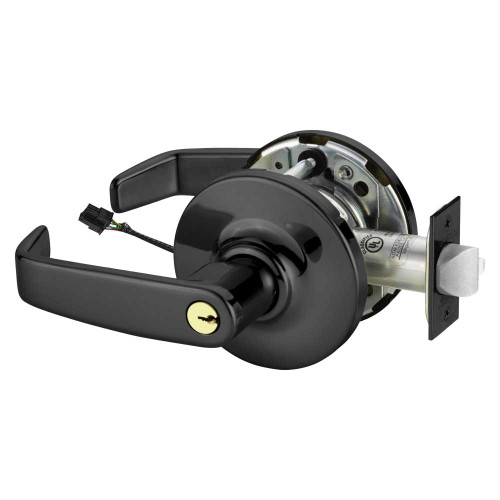 Sargent 23RXSC-10XG70 GL 20D Grade 1 Electrified Cylindrical Lock Fail Safe L Lever G Rose 6-Pin Cylinder Schlage C Keyway Deadlatch Request to Exit 3-3/4 Backset Dark Oxidized Statuary Bronze Clear Coated Finish Non-Handed 23RXSC-10XG70 GL 20D
