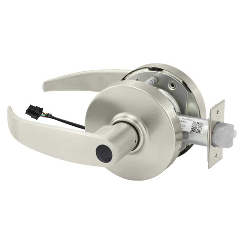 Sargent 23LC-10XG71 LP 15 Grade 1 Electrified Cylindrical Lock Fail Secure P Lever L Rose Less Cylinder Deadlatch 3-3/4 Backset Satin Nickel Plated Clear Coated Finish Non-Handed 23LC-10XG71 LP 15